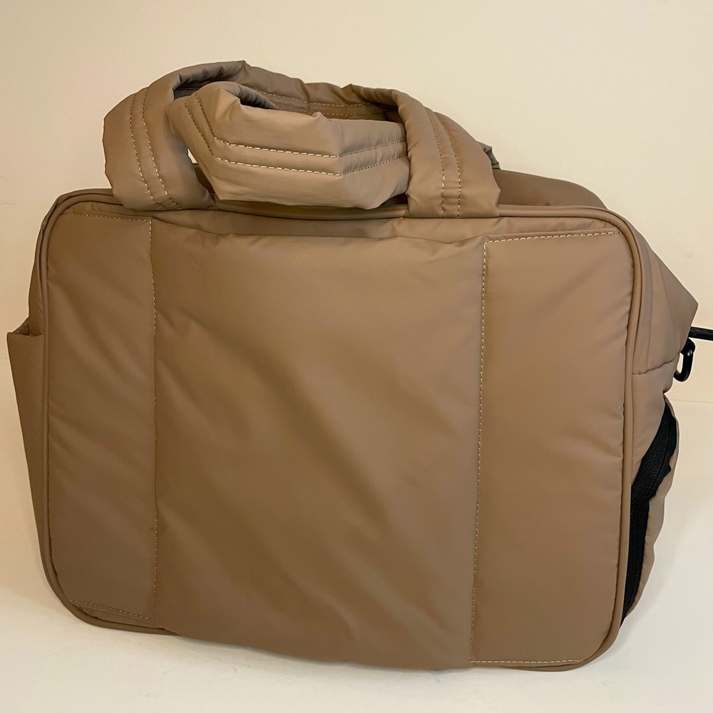 Padded Tote Bag in Taupe - Picture 2 of 7